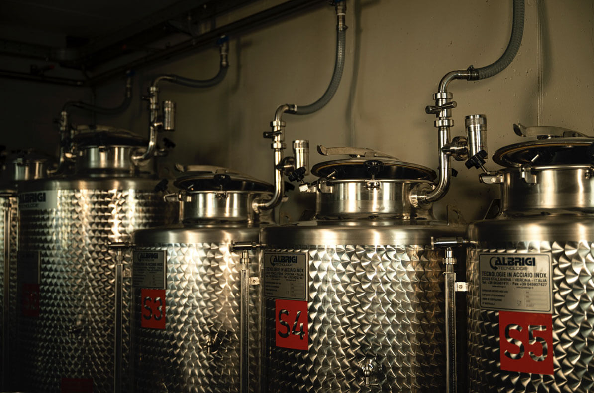 conservazione dell'olio evo in acciaio inox