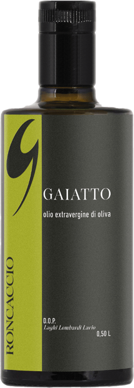 Olio extravergine d'oliva Roncaccio DOP Laghi Lombardi Lario - Olio Gaiatto